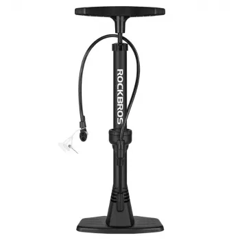 Rockbros 42510001001 Bicycle Floor Pump, Black