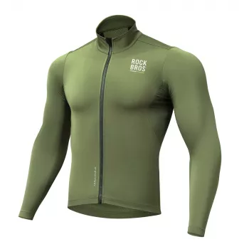 ROCKBROS ROAD TO SKY Windproof Thermal Cycling Jacket Green L