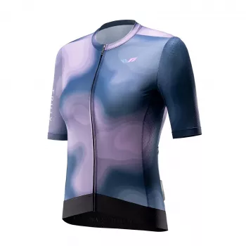 Maillot de cyclisme à manches courtes femme ROCKBROS TVI Navy Blue taille S