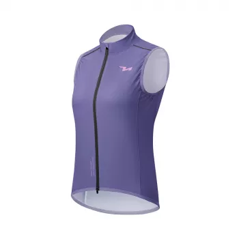 ROCKBROS Women's MJ008 Windproof Cycling Vest Purple M