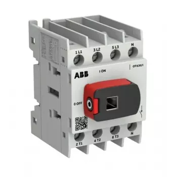 Interrupteur-sectionneur ABB OTOT63G1-4BSN2Plus, 63 A, taille G1, tétrapolaire