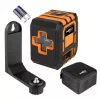 NEO TOOLS 75-142 Niveau laser à lignes croisées, portée 20 m, faisceau rouge, auto-nivelant, IP54, avec support magnétique et mallette