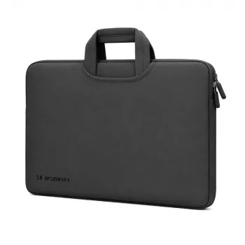 Housse d'ordinateur portable Wozinsky WNT-15B 15,6 inch en néoprène avec poignée dissimulée - Noir