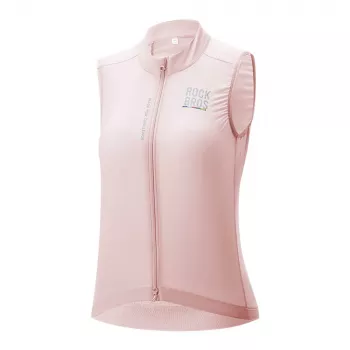 Gilet de cyclisme pour femme ROCKBROS ROAD TO SKY léger et respirant L rose