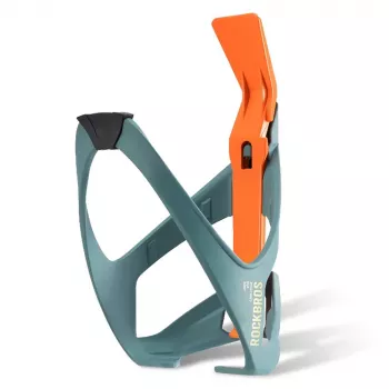 Porte-bidon de vélo ROCKBROS ROAD TO SKY avec démonte-pneus intégrés - bleu-orange