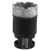 Foret carottier diamanté DEDRA brasé sous vide M14 35 mm