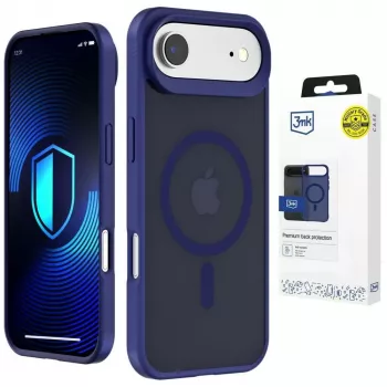 3MK Smoke MagCase pour Apple iPhone Air - bleu