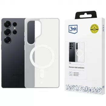 3MK Smoke MagCase pour Samsung Galaxy S25 Ultra - blanc