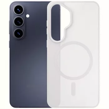 3MK Smoke MagCase pour Samsung Galaxy S26 - blanc