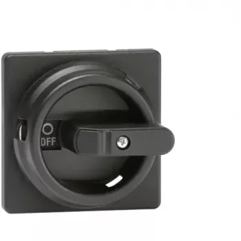 ABB OZ331SPB Round Rotary Handle, Black, 6 mm Shaft, IP65, for OT16-1250 Switch-Disconnectors