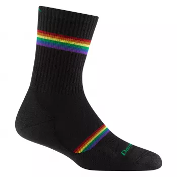Chaussettes Darn Tough Prism Micro Crew Lightweight Cushion femme - noires