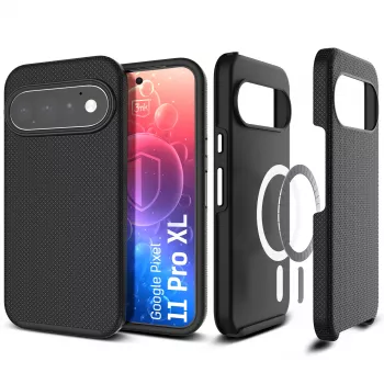 Coque antichoc 3mk Hardy Shockproof MagCase pour Google Pixel 11 Pro XL - transparente