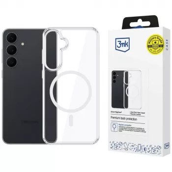 3mk Armor MagCase Coque arrière MagSafe transparente pour Samsung Galaxy S26 FE