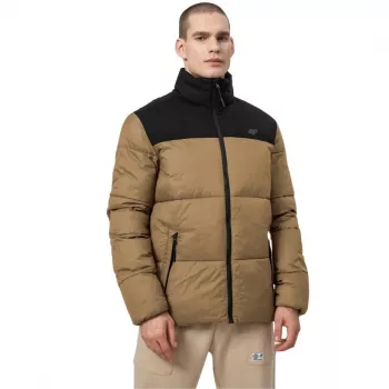 4F veste matelassée homme brun clair H4Z22 KUMP005 82S