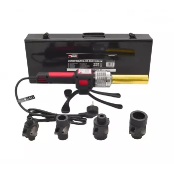AWTOOLS Machine à souder par fusion pour tubes PVC PP PE PB PPR 1200W, 16-32mm, 4 paires de matrices, thermostat réglable, coffret métallique