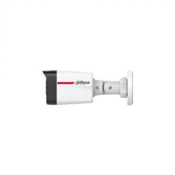 Caméra IP bullet couleur Dahua IPC-HFW1239TC1-A-LED-0280B-PRO 2MP avec objectif 2,8 mm, lumière blanche 30 m, IP67, PoE