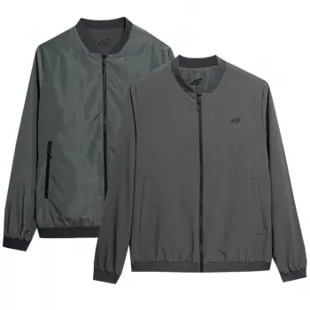 Veste réversible 4F pour homme M013 olive/gris 4FSS23TJACM013 44S