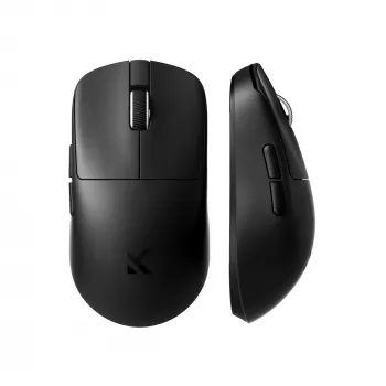 Mchose HW-L7-15KH souris gaming tri-mode ultralégère en magnésium, PixArt PAW3395 26K DPI, 4000 Hz, 49 g, noir