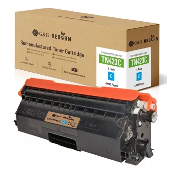 Toner cyan compatible G&G 21189 pour Canon i-SENSYS LBP7200Cdn, LBP7210Cdn, LBP7660Cdn, LBP7680Cx, MF8330Cdn, MF8340Cdn, MF8350Cdn, MF8360Cdn, MF8380Cdw, MF8540Cdn, MF8550Cdn, MF8580Cdw (remplace CRG-718C)