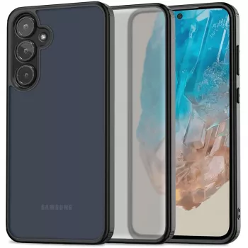 Tech-Protect Magmat Magnetic Case for Samsung Galaxy M35 5G – Matte Black (TPU/PC, MagSafe Compatible)