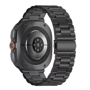 TECH-PROTECT Stainless Steel Watch Band for Samsung Galaxy Watch Ultra 1/2 47mm Black