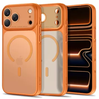 Coque MagSafe TECH-PROTECT MagPrime pour iPhone 17 Pro Max / 18 Pro Max - Cosmic Orange mate