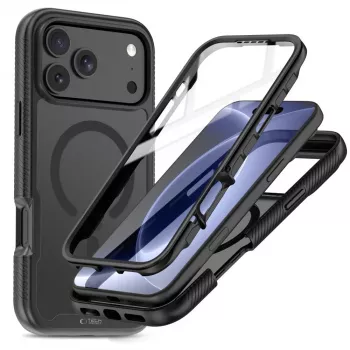 Tech-Protect Defense MagSafe Case for iPhone 17 Pro Max / 18 Pro Max, Matte Black