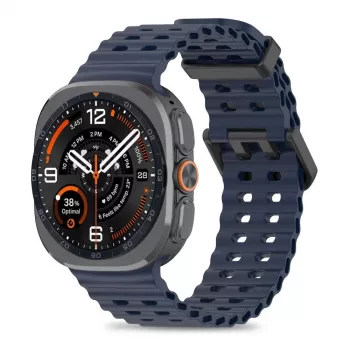 Bracelet de montre en silicone Tech-Protect Iconband Pro pour Samsung Galaxy Watch Ultra 1/2 47 mm bleu
