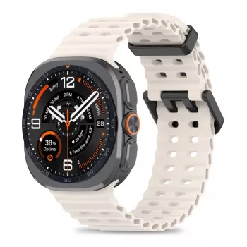 Tech-Protect Iconband Pro Strap for Samsung Galaxy Watch Ultra 1/2 47mm Starlight Fluoroelastomer Sport Band