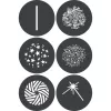 Godox GP GS3 Gobo Set for Projection Attachments (6 Patterns, 66 mm)