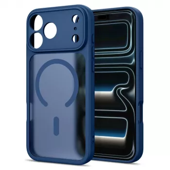 Coque MagSafe Tech-Protect Basicmag pour iPhone 17 Pro Max / 18 Pro Max - Bleu foncé mat