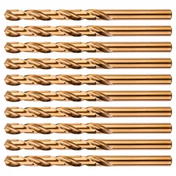 Forets métal HSS-Co NEO TOOLS 7,0 mm, lot de 10 (DIN 338, pointe à centrer, 135°)