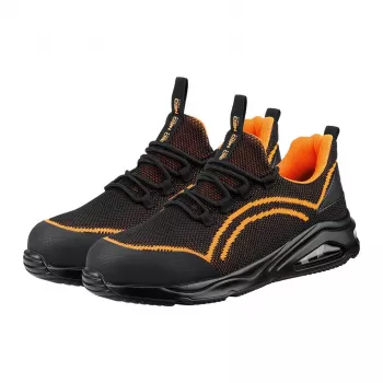 NEO TOOLS Chaussures de sécurité S1 SR Neo Air avec embout en acier, orange, taille 44
