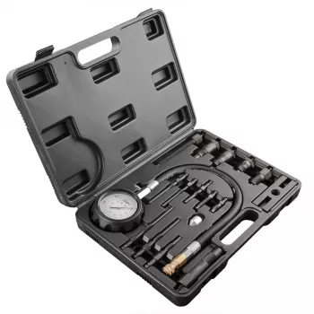 NEO TOOLS Testeur de compression diesel, ensemble de 16 pièces (0-70 bar / 0-1000 PSI)