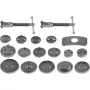 NEO TOOLS Ensemble de repousse-pistons d'étrier de frein manuel 18 pièces avec coffret