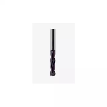 Foret hélicoïdal carbure monobloc 6,8 mm, 3xD, DIN 6535 HA, h7, angle de pointe 140°