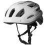 Casque de vélo Vayox Active avec éclairage LED, blanc-noir, taille M (54-58 cm)