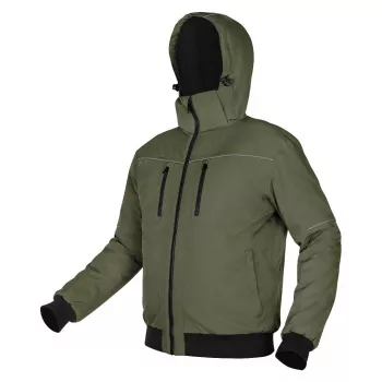 Veste isolée avec capuche OUTDOOR NEO TOOLS, vert, taille XXXL