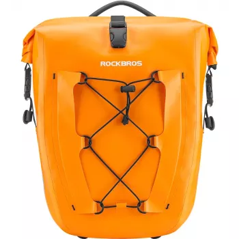 ROCKBROS 30140022003 Waterproof Bicycle Rack Bag, Orange