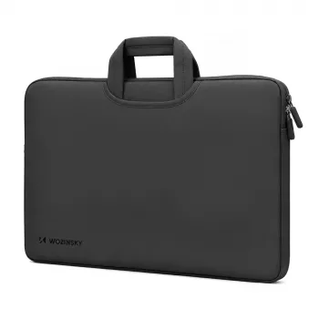 Housse néoprène pour ordinateur portable Wozinsky WNT-17B 17,3 pouces avec poignée dissimulée - noir