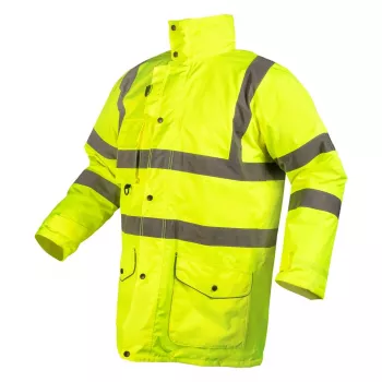 Veste de travail isolante haute visibilité 5 en 1 NEO TOOLS, jaune, taille XL