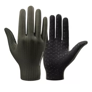 Gants de cyclisme respirants à doigts longs Rockbros taille M vert