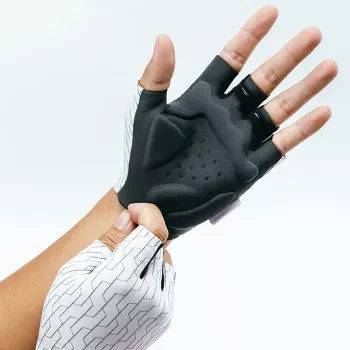 Gants de VTT ROCKBROS taille L - blanc-noir