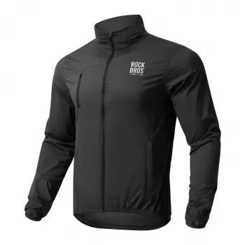 Veste coupe-vent de cyclisme Rockbros TLWT002 ROAD TO SKY M - noir