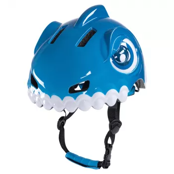 Casque de vélo enfant WOZINSKY avec motif dinosaure, bleu, 52-56 cm