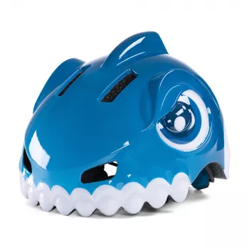 Casque de vélo enfant WOZINSKY avec motif dinosaure, bleu, 52-56 cm