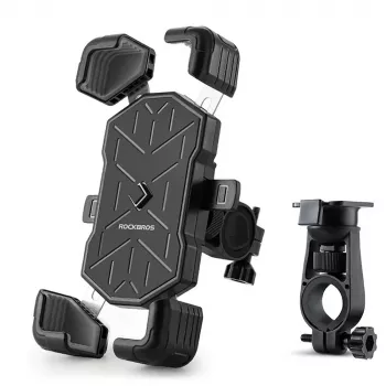 ROCKBROS HW-117 Clamp Handlebar Phone Mount - Black-Grey