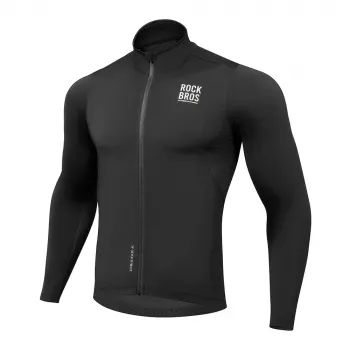 Veste de cyclisme thermique coupe-vent ROCKBROS ROAD TO SKY, noire, taille M