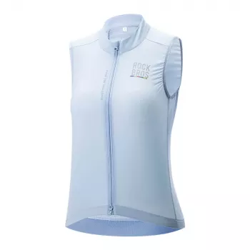 ROCKBROS TLMJ003 ROAD TO SKY Women's Cycling Vest, Lightweight, Breathable, Size L, Blue