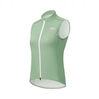 Gilet de cyclisme femme coupe-vent ROCKBROS MJ008 TVI vert taille S